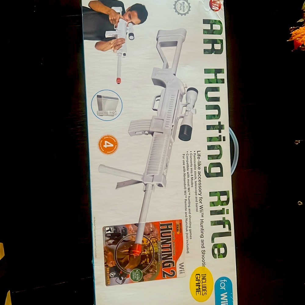 WII hunting game plus accessories